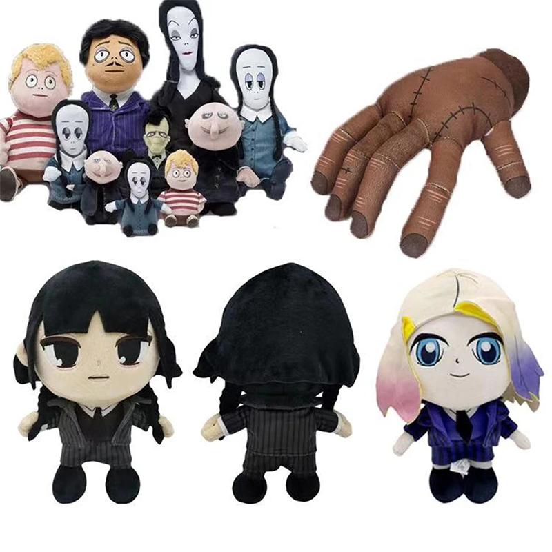 Wednesday Addams Plush Toys Enid Stuffed Kawaii TV Series 2023 New Thing Doll Peripheral Home Decoration Creative Children Gifts