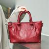 Genuine Leather Patchwork Ladies' Bag Commuter Bag Cowhide Single-shoulder Bag Versatile Handbag