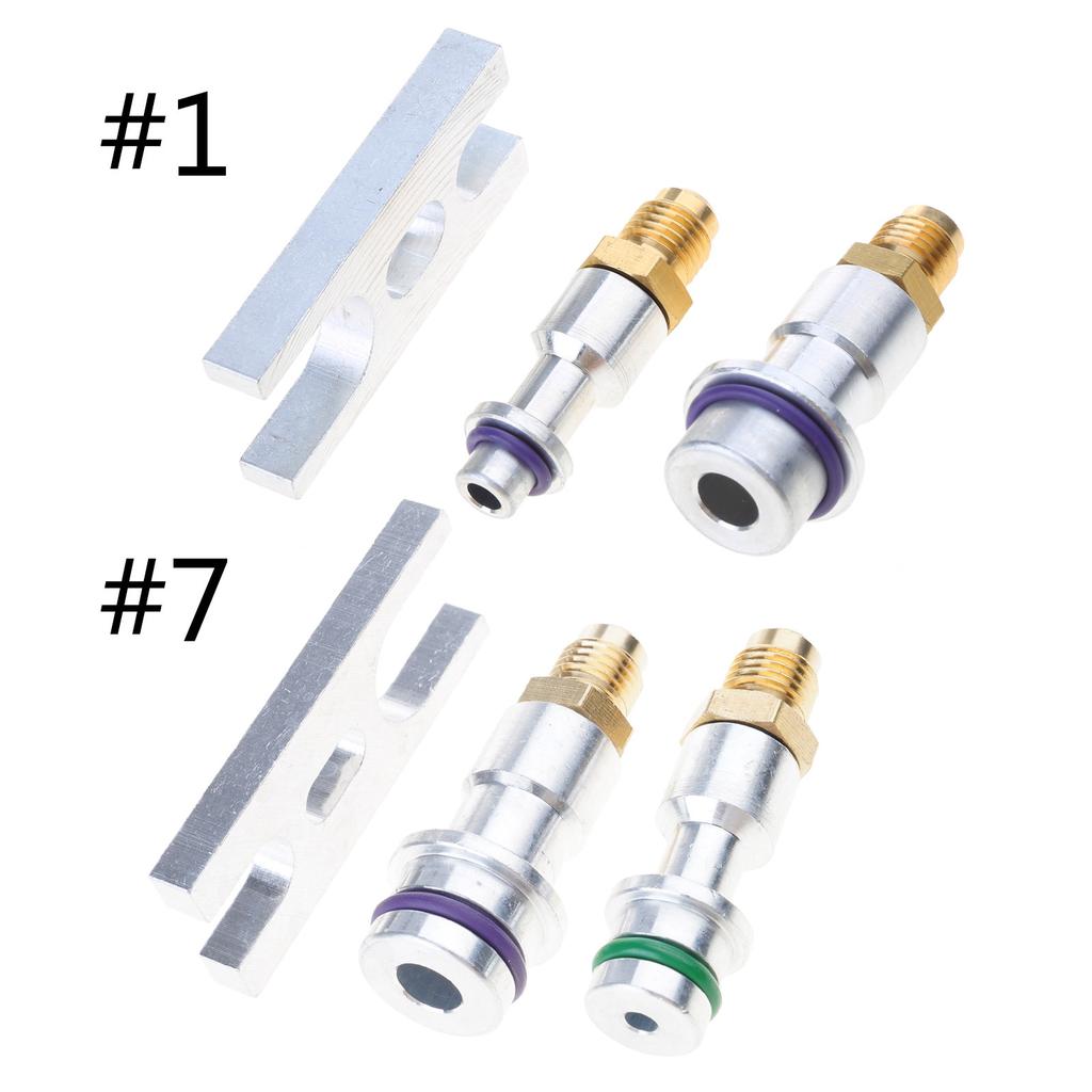 Заглушка для проверки герметичности автомобильного кондиционера, соединитель для шланга охлаждения, инструменты для технического обслуживания и обнаружения утечек в трубах кондиционера автомобиля