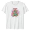 Colorful Christmas Tree Holiday Unisexs TShirt Unisexs Tee Graphic Unisex Tee
