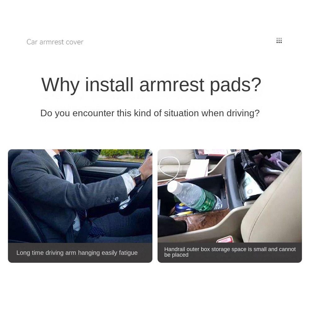 Multifunctional Center Console Armrest Cushion Portable Storage Box New Armrest Pad Car