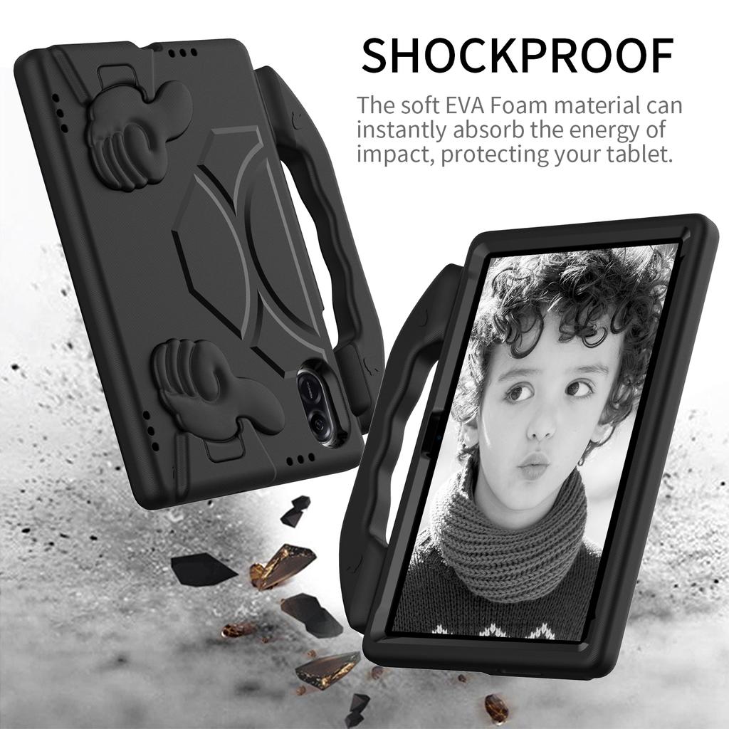 For Honor Pad X9 Protective Cover Anti-Drop EVA Tablet Case with Thumb Kickstand