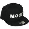 MOONEYES MOONEYES Wool Flat Visor Cap for One Size Fits BK Motorcycles, Black, Most, CM-115 (Black)