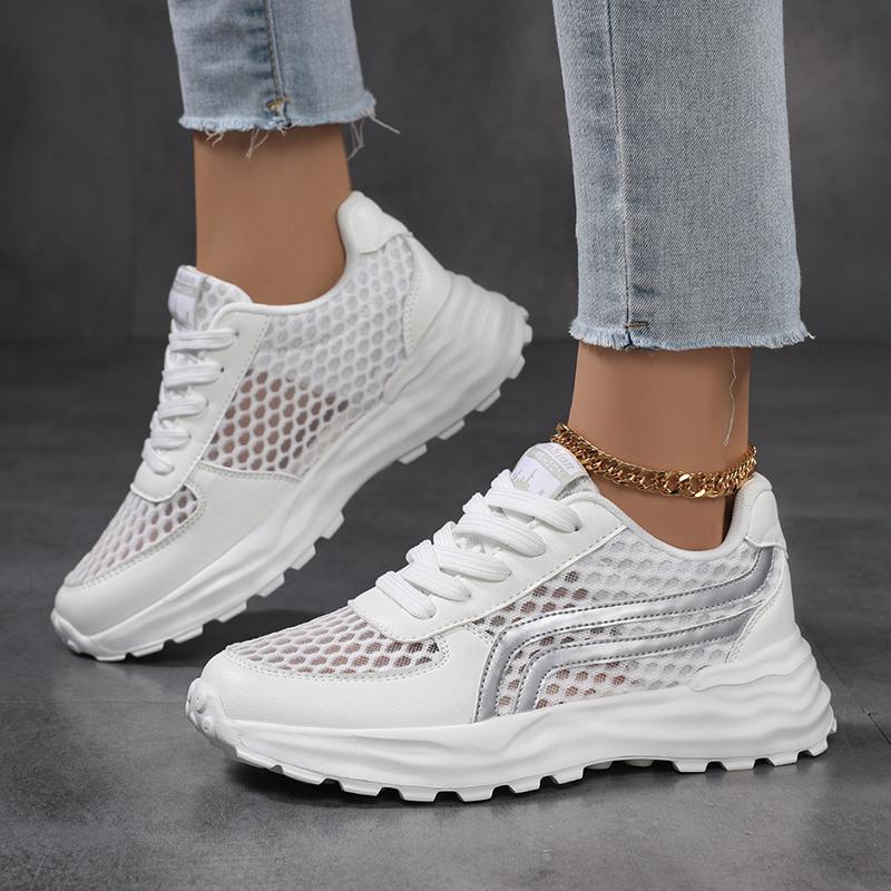 TUINANLE Женская обувь Летняя обувь с отверстиями Сетчатая дышащая легкая нескользящая спортивная обувь