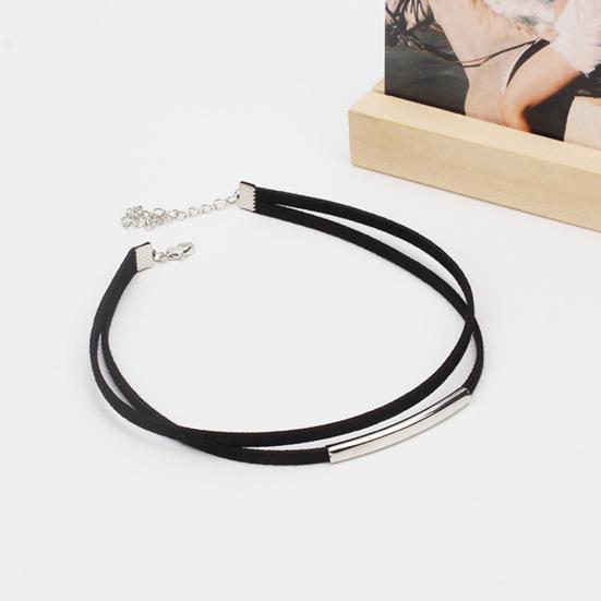 Готическое женское двухслойное ожерелье с подвеской в форме дуги, короткое ожерелье, колье, ювелирный подарок