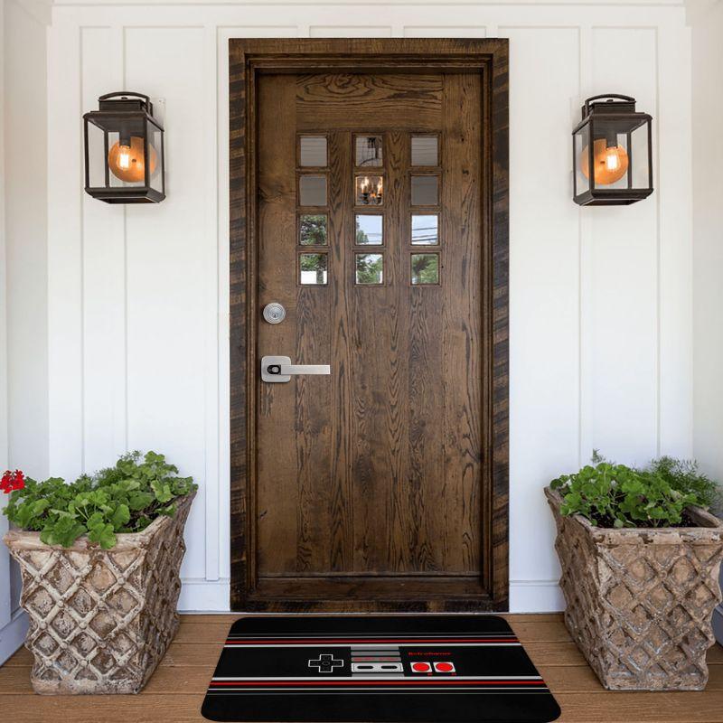 Retro Video Game Controller Doormat Non-Slip Kitchen Bath Mat Garden Garage Door Floor Entrance Carpet Rug