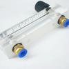 100-1000mL/min LZM-6T Acrylic Panel Water Liquid Flowmeter Rotameter With Control Valve Push In Fit 6mm Tube