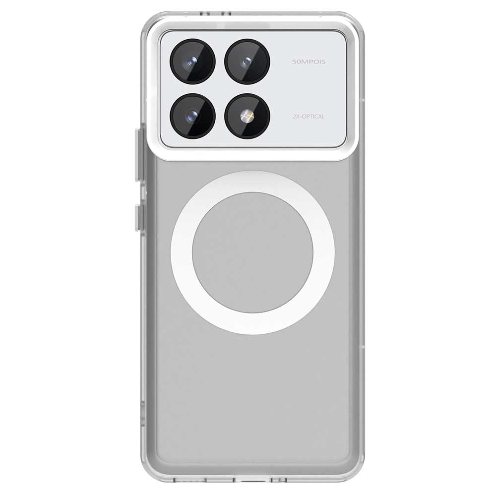 Матовый чехол Magsafe для телефона Xiaomi Redmi K70 K70 Ultra K70 Pro K70E Магнитная беспроводная зарядка Противоударная задняя крышка