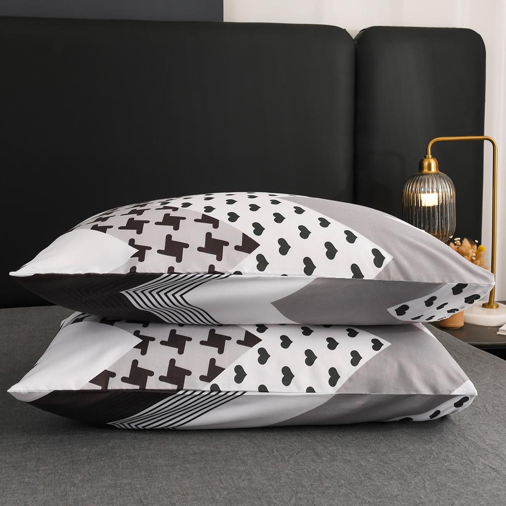 Комплект пододеяльников с волнистыми полосками, мягкий чехол для одеяла, постельное белье, пододеяльник с застежкой-молнией, 1 пододеяльник с 2 наволочками