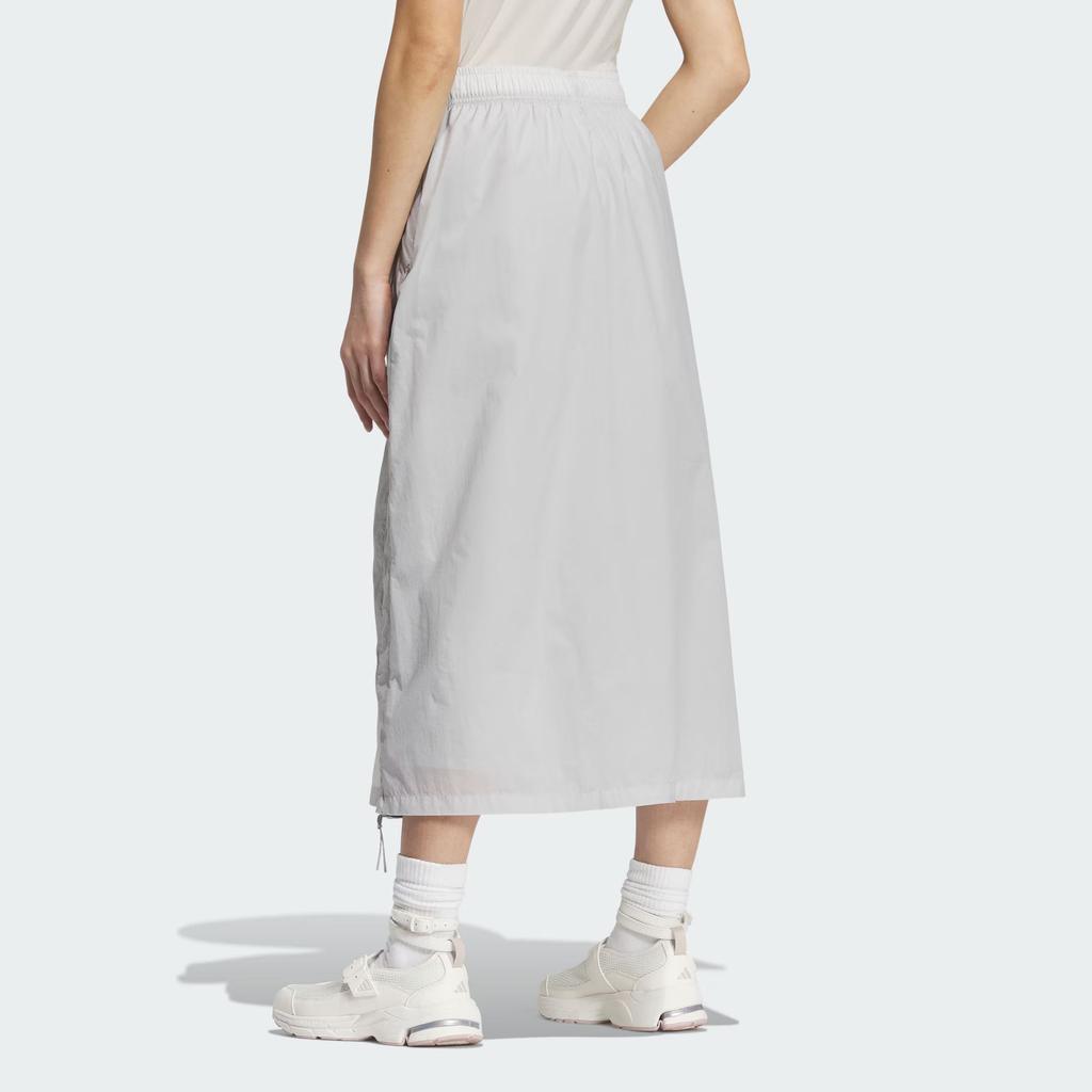 adidas FOS Повседневная длинная юбка женская светло-серая JM4270