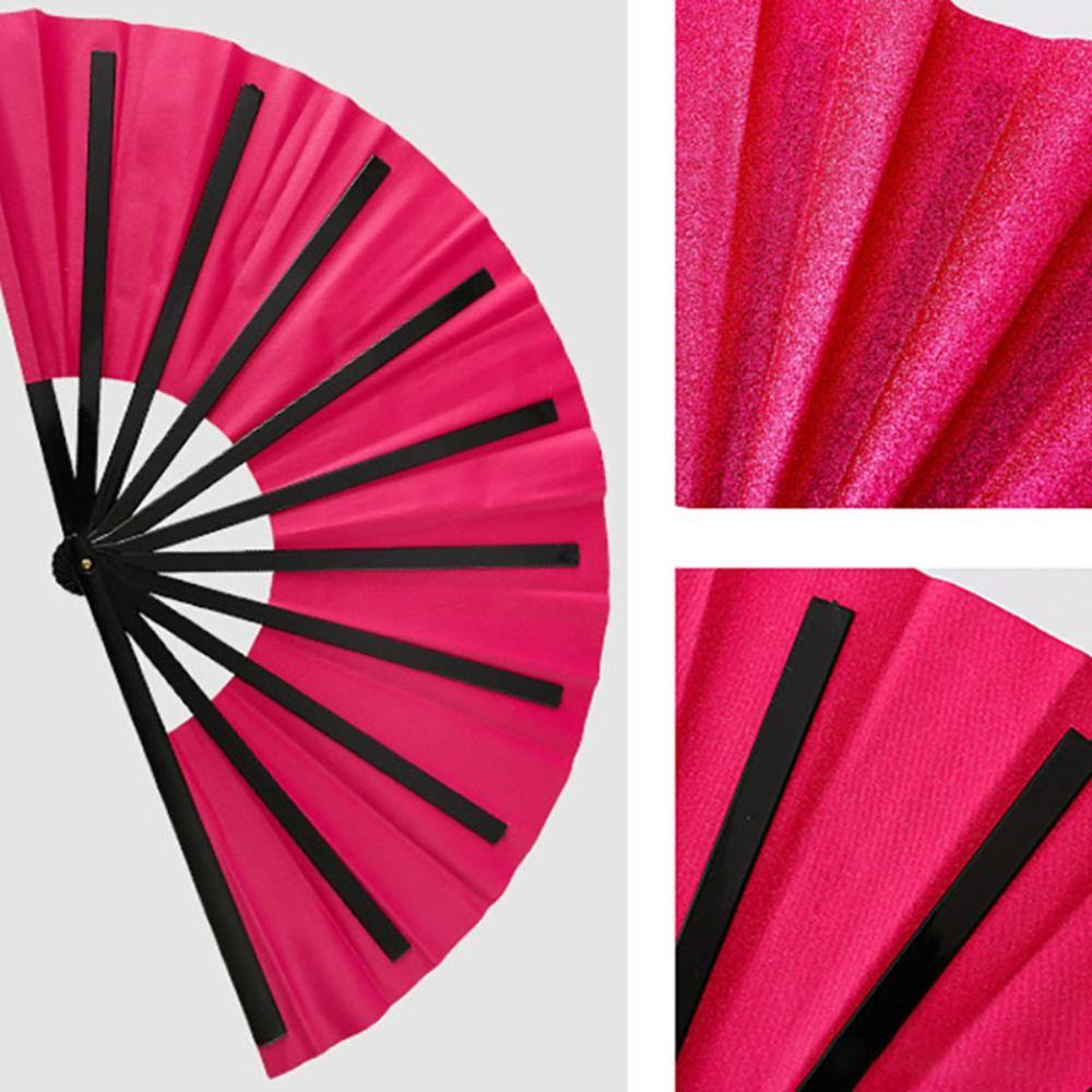 Ручной веер для танца 33 см Веер Кунг-фу Портативный Складной веер с блестками Подарок