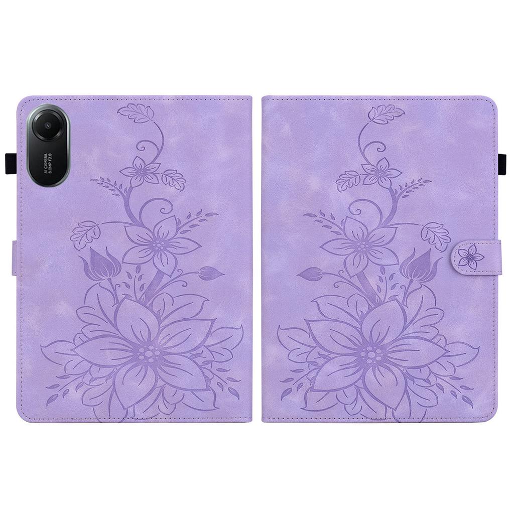 Emboss PU Leather Stand Case for Xiaomi Redmi Pad 2 2025 11.0 Inch Model 25040RP0AG 25040RP0AI with Card Slots Cover Shockproof