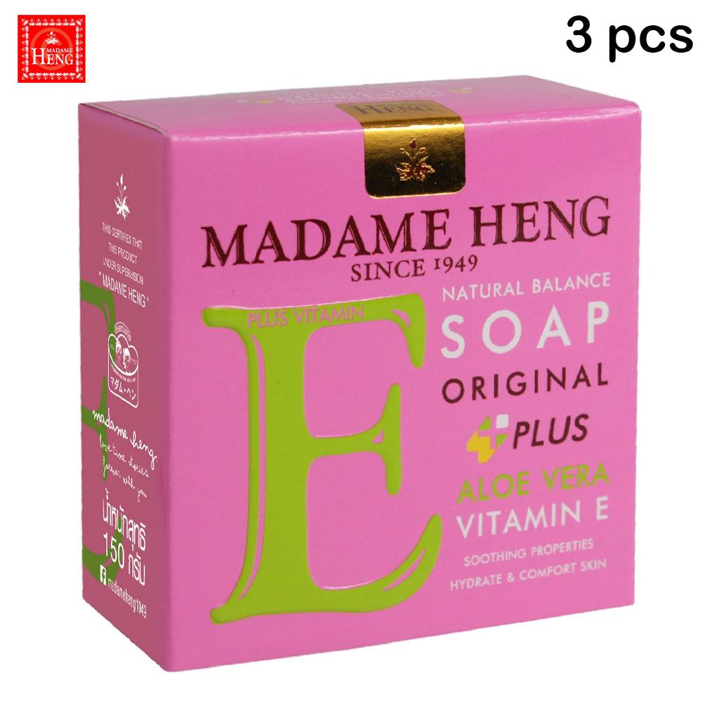 Madame Heng Мыло Natural Balance Plus Алоэ Вера / Авокадо / Виноградные косточки и витамин Е 150 г x 1 шт / 3 шт / 6 шт - Тайский уход за кожей