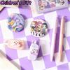 Demon Hunters 4-in-1 Cartoon Kids' Stationery Set, Including Correction Tape, Notebook, Pen and Badge, Ideal Gift for Students