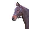 Hy Hunter Leather Bridle with Rubber Grip Reins