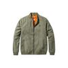 Solid Logo Outdoor Water-Resistant Jacket Men Jacket Cassel-Green A4235-590
