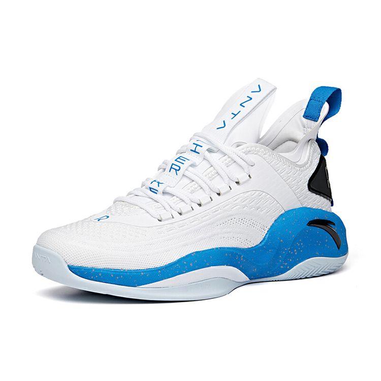 Anta RR6 Rajon Rondo Mesh Нескользящие износостойкие низкие баскетбольные кроссовки мужские кроссовки белые синие 912021101-3