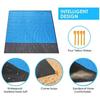 Waterproof Pocket Beach Mat 2X1.4M Sandproof Beach Blanket  Portable Lightweight Picnic Blanket Camping Mat for Travel Hiking Sp