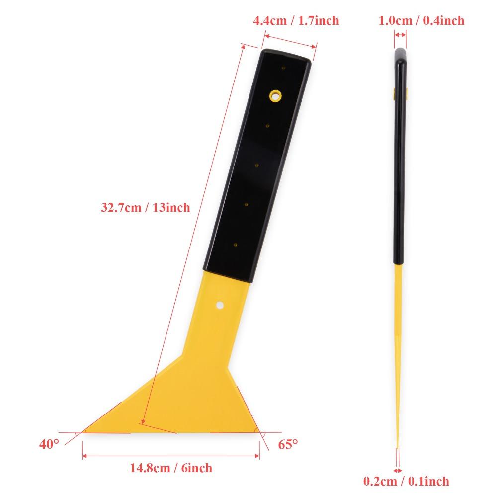 KTM 32 см * 15 см длинная автомобильная виниловая пленка с ручкой, скребок для тонирования окон, пластиковый скребок, бытовой инструмент для очистки стекла, клей, пленка, инструмент для удаления пленки