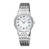 Женская EW1580-50B ( Смотреть FORMA Eco-Drive Women's) Круглые часы из серебристой нержавеющей стали, аналоговые