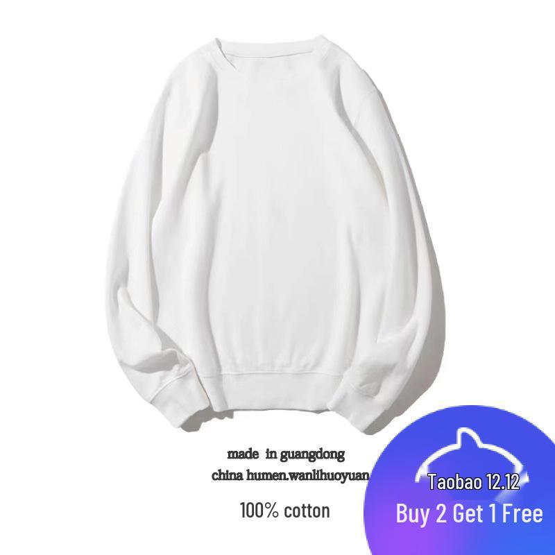 Весенний свитшот с круглым вырезом: Со спущенным плечом, однотонная, с длинным рукавом, рабочая одежда с принтом логотипа.