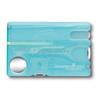 VICTORINOX SwissCard Уход за ногтями Ледяной синий Прозрачный Ноготь Стекло для ногтей с 13 Экстренными Компактными Инструментами, Полировщик, Ножницы, Функции, Использование, [ ]