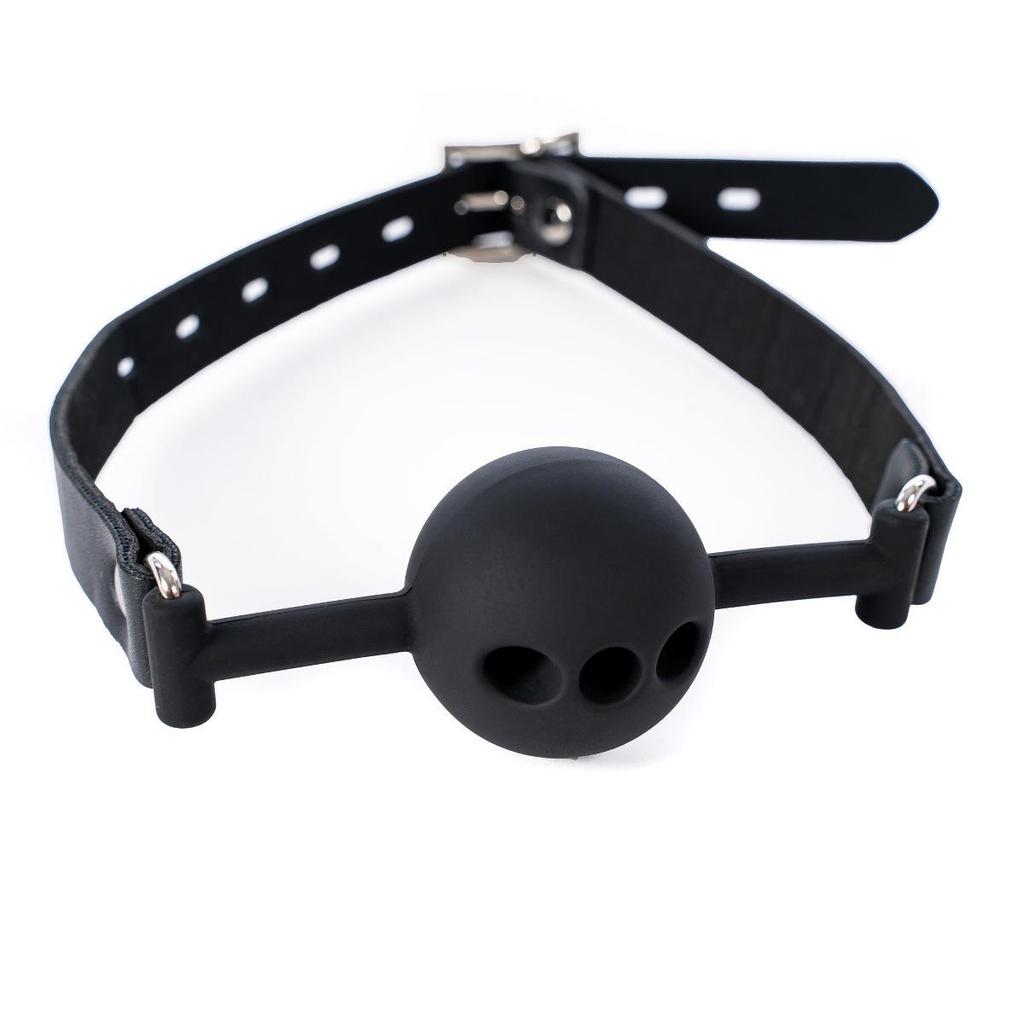 Эластичный кляп с открытым ртом и маска для секса - Яркая световая игрушка для женщин и мужчин