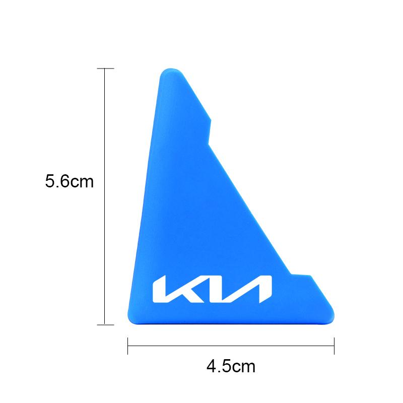ACZ2 2pcs Car Exterior Decoration Door Corner Cover Anti-collision Sticker For KIA Cerato Soul Rio Ceed Sportage Sorento Picanto