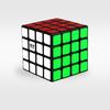 Логические G4 Magic Cube 4x4 Наклейка Извилистая головоломка Соревнование Скоростной куб Черный
