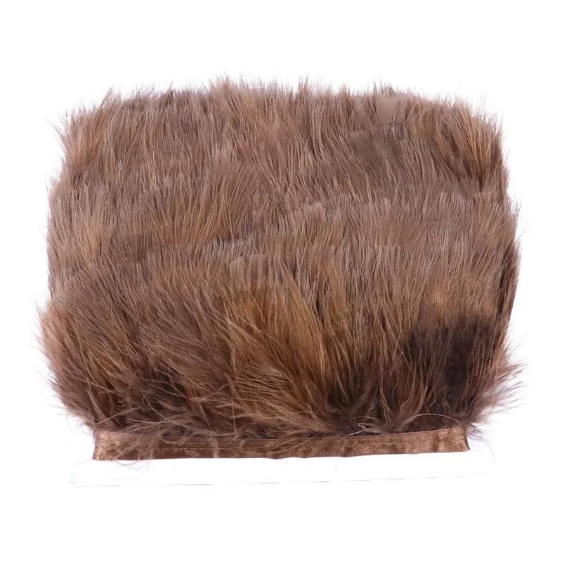 2Meters Colorful Fluffy Marabou Feathers Tassel Fringe Trim Turkey Feather Ribbon Clothes Cuffs Shawl Sewing Flecos Decoration