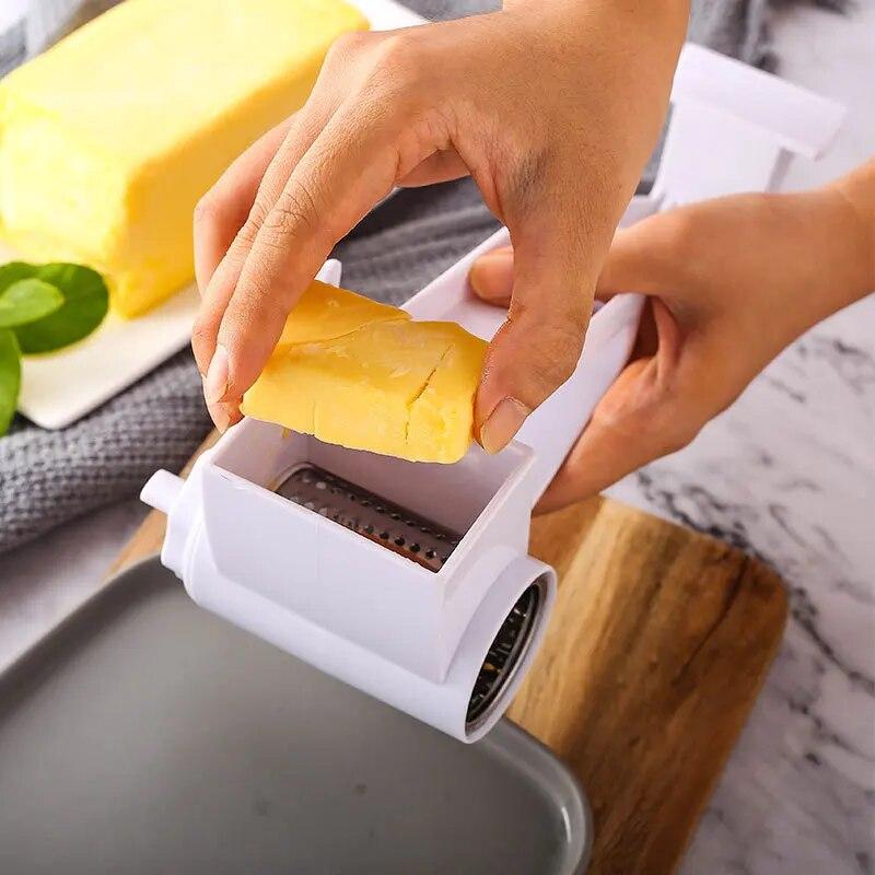 Вращающаяся терка для сыра с ручным управлением, креативная кухонная терка для сыра, многофункциональная терка для сыра для кухни