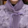 Зимнее двустороннее пальто из меха и кожи для женщин среднего и пожилого возраста - Стильная куртка из норкового бархата в китайском стиле