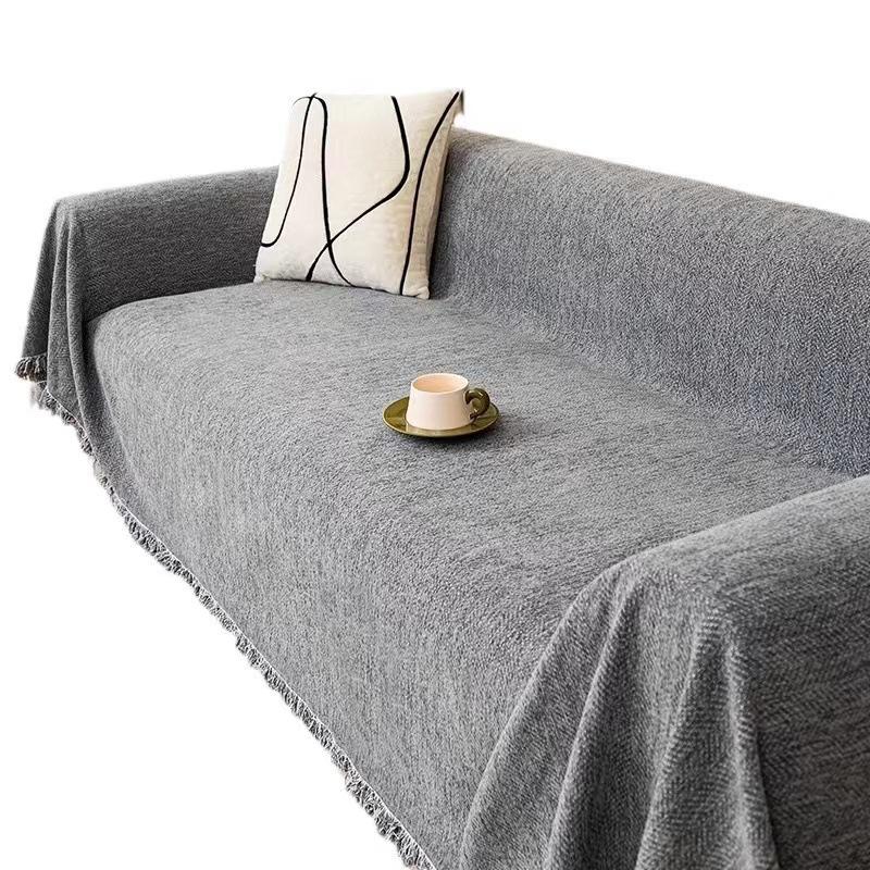Four Seasons Universal Sofa Cover Cloth Towel Simple Pattern Sofa Cushion Nordic Style Cover Towel All-Inclusive Cover