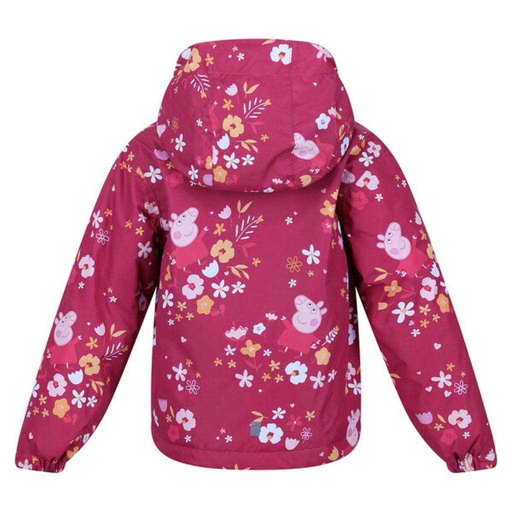 Regatta Childrens/Kids Muddy Puddle Peppa Pig Autumnal Padded Waterproof Jacket