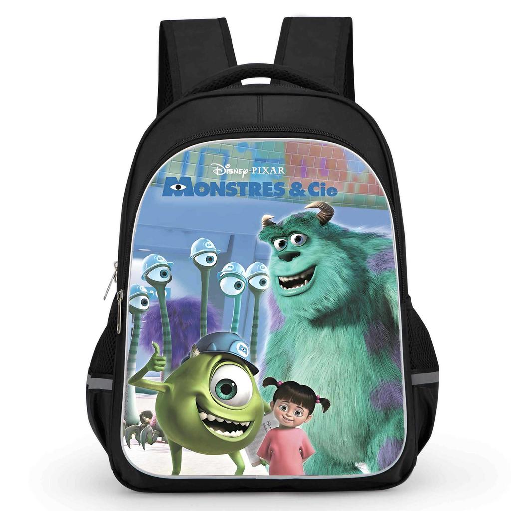 Школьный рюкзак Monsters Power Company Monsters, Inc, многофункциональный, из ткани Оксфорд, легкий, с изображением в высоком разрешении