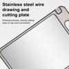 Разделочная доска из нержавеющей стали, двухсторонняя разделочная доска с канавкой для сока, легко моется, не содержит бисфенол А, кухонный гаджет