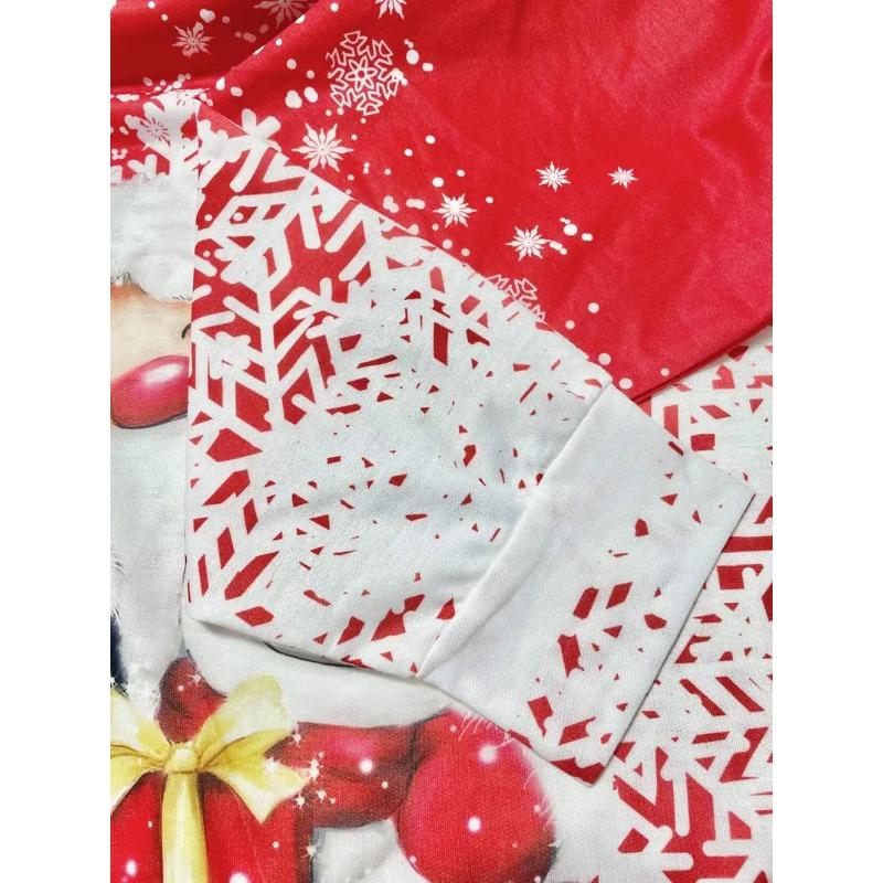 Рождественский свободный свитшот с принтом снеговика, повседневный свитшот с круглым вырезом и длинными рукавами, женская одежда