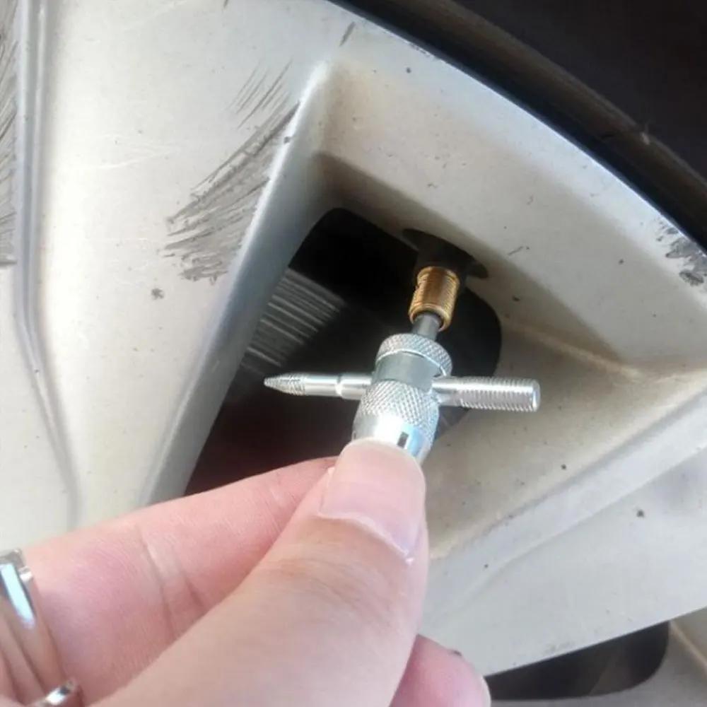 33 шт. Металлический съемник сердечника клапана колеса шины, инструмент для ремонта, набор инструментов для извлечения штока клапана шины автомобиля, грузовика, мотоцикла, велосипеда