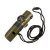 Multi-function Whistle - Whistle, Compass, Lamp, Thermometer