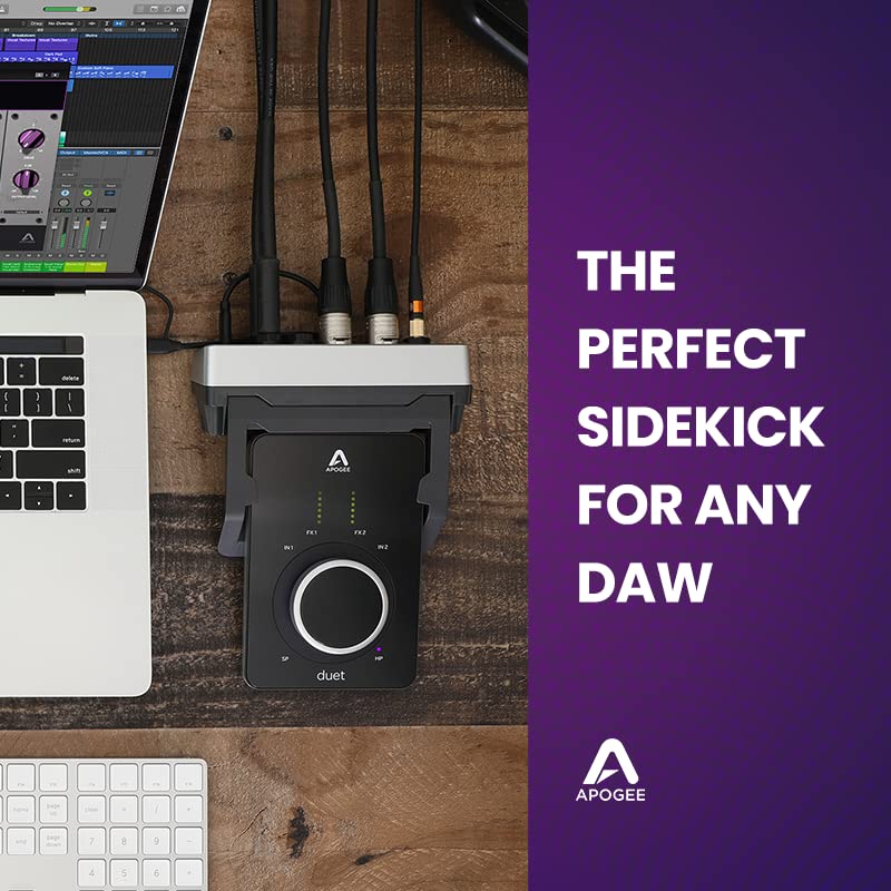 Apogee Duet 3 Аудио Mac Windows Аппаратный USB-интерфейс, и совместимый, 24-бит/96 кГц, DSP, совместимый с Type-C/Type-A.