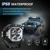 E8 1 шт. 40 Вт светодиодный внедорожный прожектор IP68 водонепроницаемый авиационный алюминиевый сплав ангельские глазки автомобильный прожектор