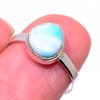 Natural Republic Larimar Gemstone 925 Solid Sterling Silver Gift Ring S.7 y3U00