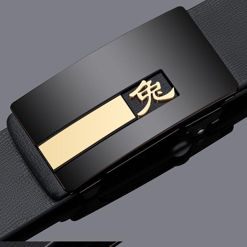 Zodiac Men's Automatic Buckle Belt: Stylish, Versatile Belt for Casual and Business Wear
