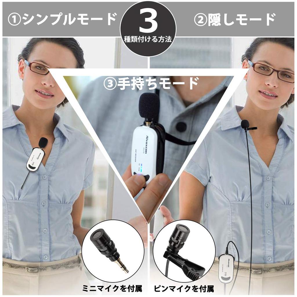 Беспроводной микрофон USB Alvoxcon Беспроводной микрофон ПК Компьютерный микрофон Телефон Android iPhone Штыревой микрофон с разъемом для наушников UHF Recording