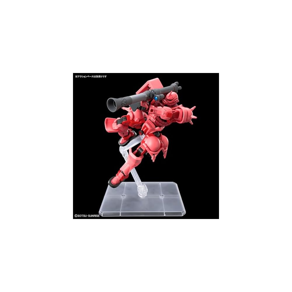Bandai Spirits Гандам GQuuuuuuX Заку Чара GQ Масштаб 1/144 Пластиковая модель-конструктор с цветовой кодировкой