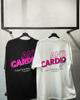 ANTI CARDIO Casual Oversized Short Sleeves Cotton T Shirt Gym Fitness Male Training Workout Tees Top New Fashion Clothes