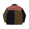 KODAK Brownie Colorblock Corduroy Padded Shacket Navy