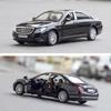Масштаб 1/32 Benz S600, литая под давлением модель автомобиля, игрушечный автомобиль с откатным механизмом, звуком и светом для детей, коллекция подарков для мальчиков и девочек