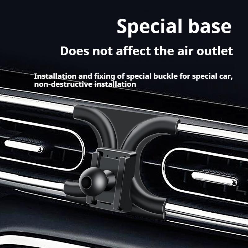 For Volkswagen Golf MK6 6 2009-2013 Car Mobile Phone Holder Air Vent GPS Gravity Navigation Bracket Horizontally Accessories