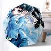 1pc Outdoor Umbrella with Anime Character Design - Automatic Opening/Closing, Portable 3-Fold Design, 8-Rib Iron Frame - Perfect Gift for Fans, T